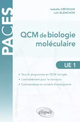 Couverture du produit · Biologie Moléculaire Ue1