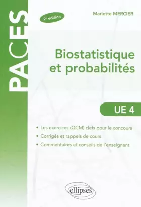 Couverture du produit · Biostatistiques & Probabilités UE4