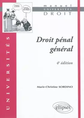 Couverture du produit · Droit Pénal Général