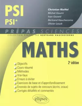 Couverture du produit · Mathématiques PSI-PSI*