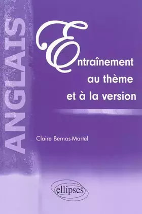 Couverture du produit · Anglais, Entraînement au thème et à la version