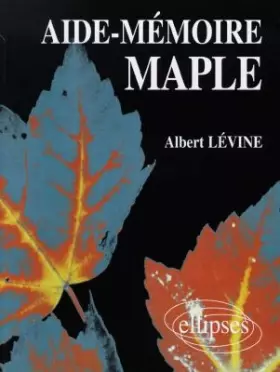 Couverture du produit · Aide-mémoire MAPLE