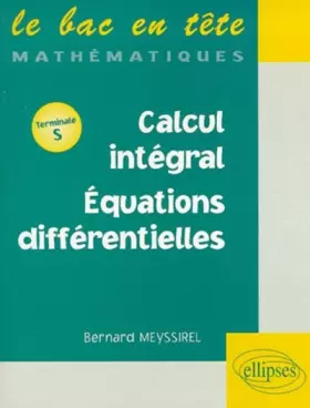 Couverture du produit · 3. Calcul intégral : Équations différentielles