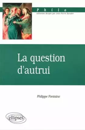 Couverture du produit · La question d'autrui