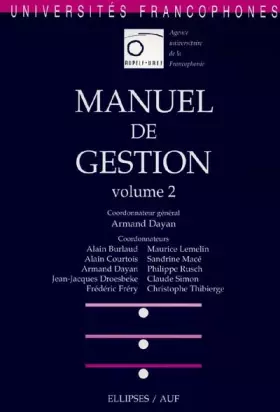 Couverture du produit · Manuel de gestion (2e volume)