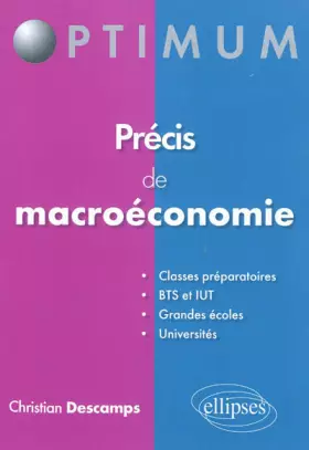 Couverture du produit · Précis de Macroéconomie