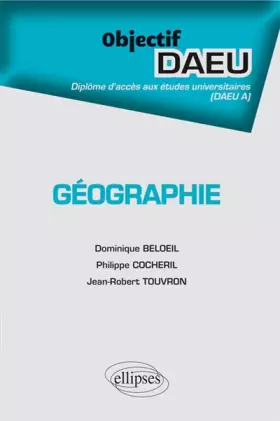Couverture du produit · Géographie Objectif DAEU A