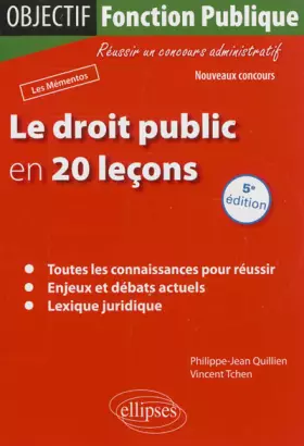 Couverture du produit · Le Droit Public en 20 Leçons