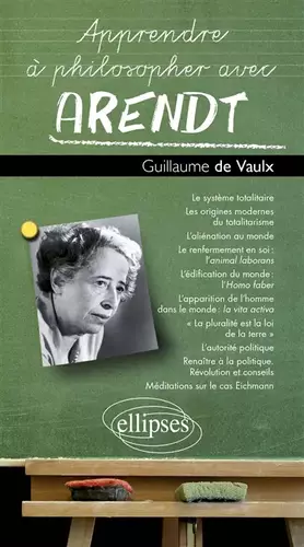 Couverture du produit · Apprendre à Philosopher avec Arendt