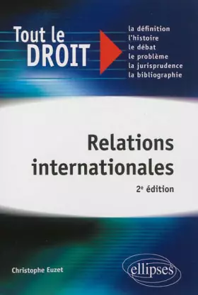Couverture du produit · Relations Internationales