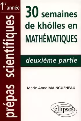 Couverture du produit · Mathématiques : 2e partie