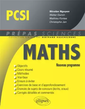 Couverture du produit · Maths PCSI Conforme au Programme 2013