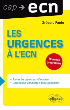 Couverture du produit · Les Urgences à l'ECN Nouveau Programme