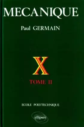 Couverture du produit · Mécanique, tome 2