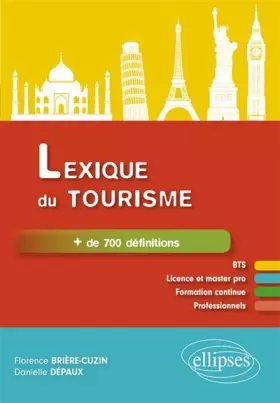 Couverture du produit · Lexique du tourisme