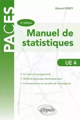 Couverture du produit · Manuel de statistiques UE 4