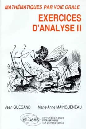 Couverture du produit · EXERCICES D'ANALYSE. Tome 2