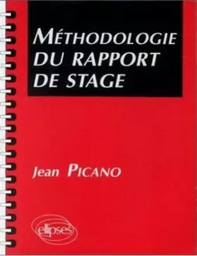 Couverture du produit · Méthodologie du rapport de stage