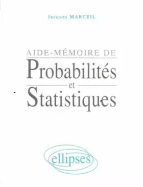 Couverture du produit · Aide-mémoire de probabilités et statistiques