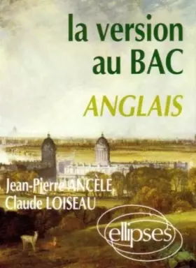 Couverture du produit · La version au bac anglais