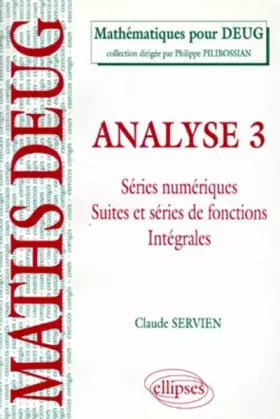 Couverture du produit · Analyse: Cours et exercices corrigés