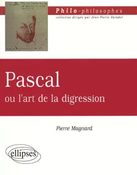 Couverture du produit · Pascal ou l'art de la digression