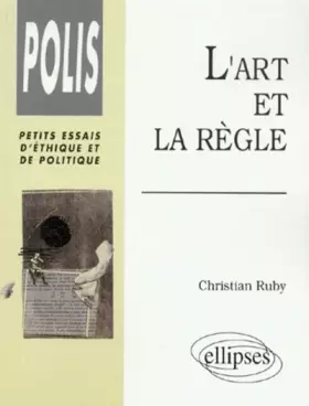 Couverture du produit · L'art et la règle