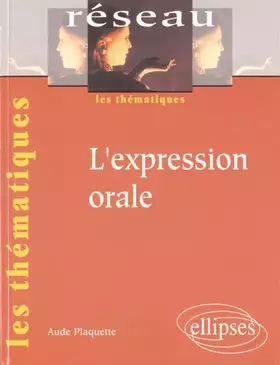 Couverture du produit · L'expression orale