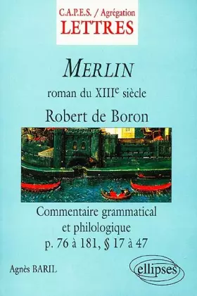 Couverture du produit · Merlin : Commentaire grammatical et philologique
