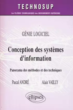 Couverture du produit · Conception des systèmes d'information - Panorama des méthodes et des techniques