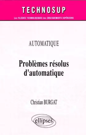 Couverture du produit · Problèmes résolus d'automatique