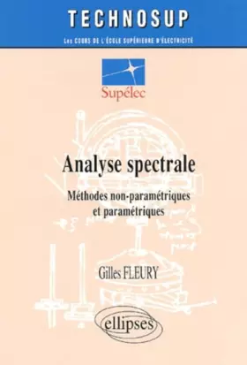 Couverture du produit · Analyse spectrale