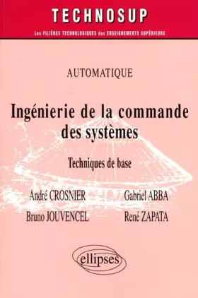 Couverture du produit · Ingeniérie de la commande des systèmes techniques de base