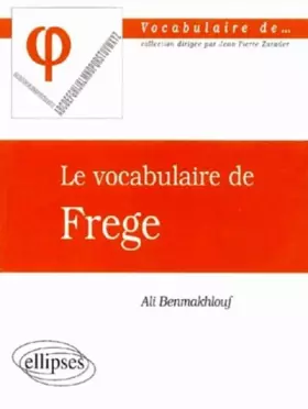 Couverture du produit · Le vocabulaire de Frege