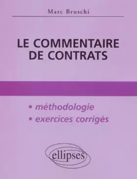 Couverture du produit · Le commentaire de contrats