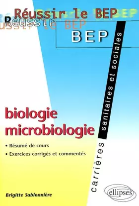 Couverture du produit · Biologie / Microbiologie