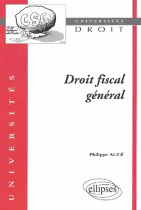 Couverture du produit · Droit fiscal général
