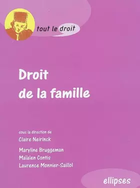 Couverture du produit · Droit de la famille