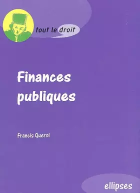 Couverture du produit · Finances publiques