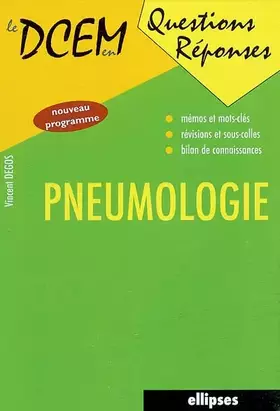Couverture du produit · Pneumologie