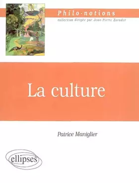 Couverture du produit · La culture