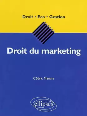Couverture du produit · Le droit du marketing
