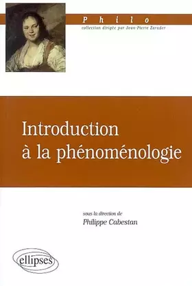 Couverture du produit · Introduction à la phénoménologie