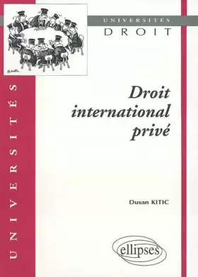 Couverture du produit · Droit international privé