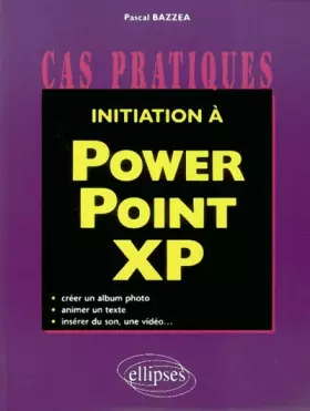 Couverture du produit · Initiation à PowerPoint XP