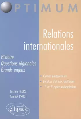 Couverture du produit · Relations internationales : Histoire, structure, question régionales