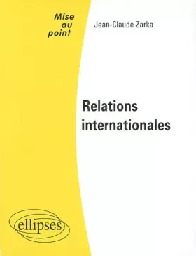 Couverture du produit · Relations internationales
