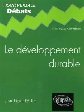Couverture du produit · Le développement durable