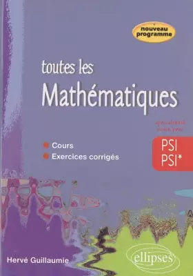 Couverture du produit · Toutes les mathématiques PSI-PSI*