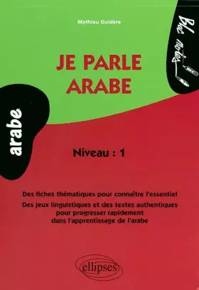 Couverture du produit · Je parle arabe : Niveau 1